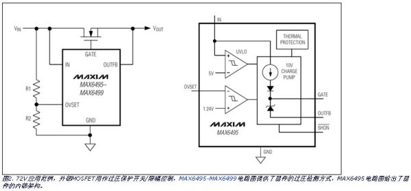 基本限壓電路的內(nèi)部構造和典型應用電路