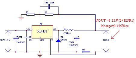 XL4101典型應用電路