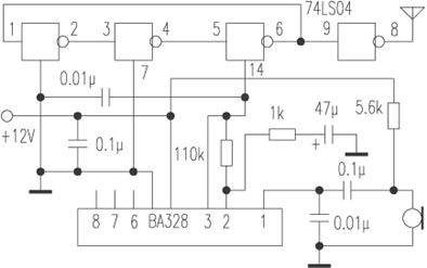用與非門(mén)電路制作無(wú)線話筒