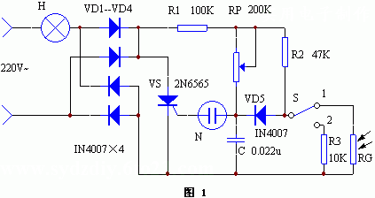 光照控制自動(dòng)調(diào)光臺(tái)燈