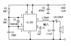 555時基集成電路的應(yīng)用