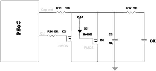 電容測(cè)量外圍電路
