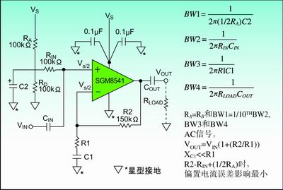 圖2：接電容C2來旁路AC信號，提高AC的電源抑制。