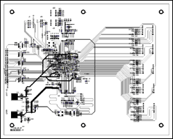 Figure 6. FPGA PCB (7.5&quote; x 9.5&quote;).