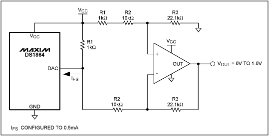 圖1. 電流至電壓轉(zhuǎn)換電路