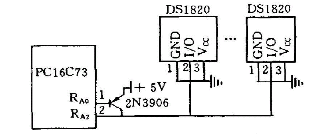 測溫單元電路設(shè)計(jì)示意圖