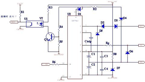 IGBT的驅(qū)動(dòng)電路原理圖