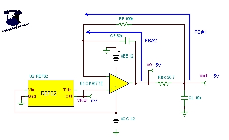 圖3：具有雙通道反饋的RISO：發(fā)射極跟隨器。