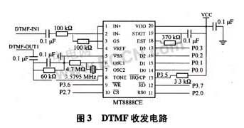 DTMF收發(fā)電路