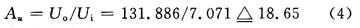 負(fù)載開(kāi)路時(shí)電壓放大倍數(shù)