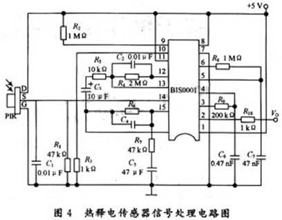 由BIS0001構(gòu)成的信號(hào)處理電路