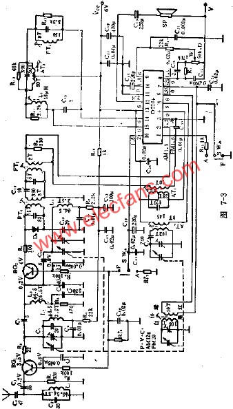 D2204單片調(diào)頻調(diào)幅收音機(jī)電路的應(yīng)用  m.makelele.cn