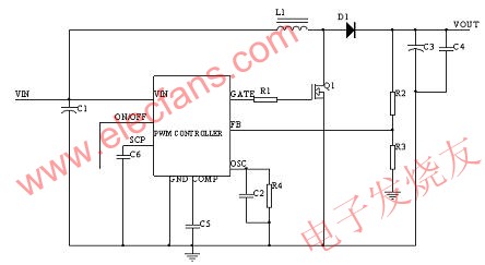 Boost PWM Controller + MOSFET 車載適配器 m.makelele.cn