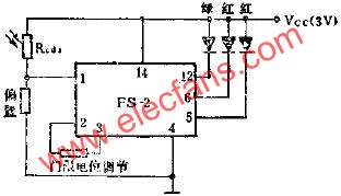 FS-2電測(cè)光集成電路的應(yīng)用電路圖  m.makelele.cn