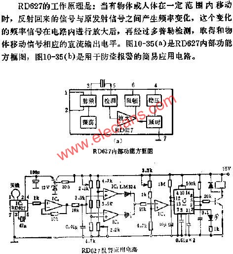 RD627多普勒傳感器集成電路的應(yīng)用  m.makelele.cn
