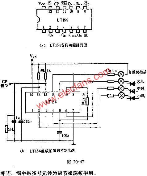 LT156時序控制電路的應(yīng)用電路圖 m.makelele.cn