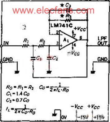 低通濾波器電路 m.makelele.cn