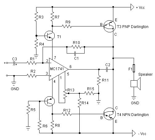 Hi-Fi功率放大器電路和電源供電電路 m.makelele.cn