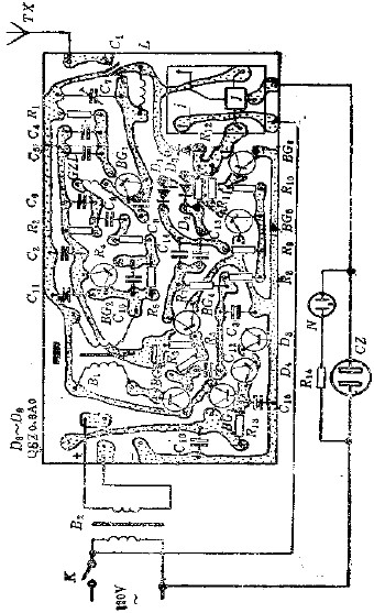 遙控開(kāi)關(guān)接收機(jī)印制板