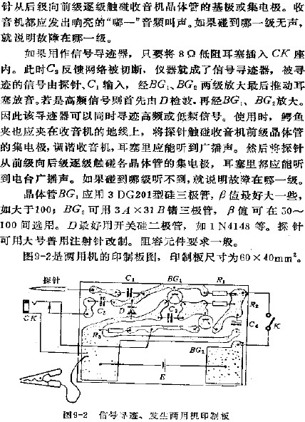 信號尋跡、發(fā)生兩用機(jī)印制板