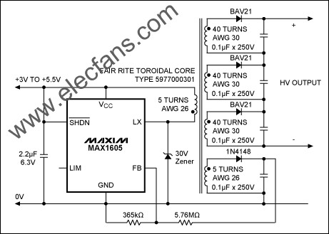 高電壓供電功能的單芯片 m.makelele.cn
