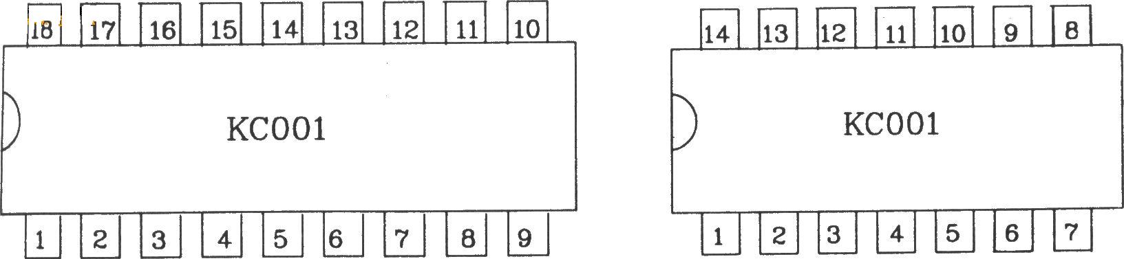 雙列直插l8腳封裝和雙列直插l4腳封裝  m.makelele.cn