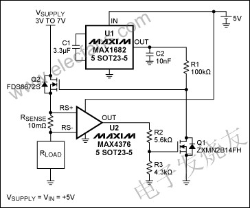 電路的電流限制RLOAD決定主要是由R1值 m.makelele.cn