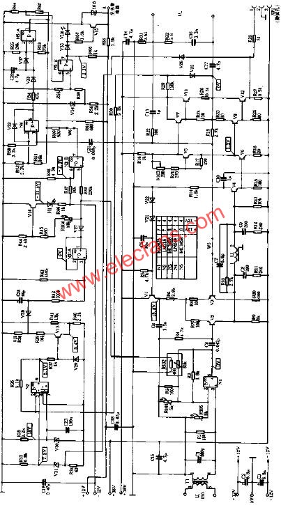 仿制AURA-VA50功放電路圖  m.makelele.cn