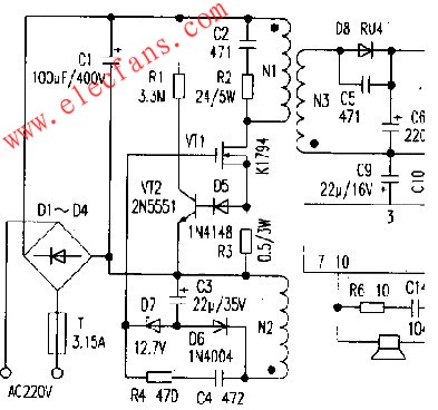 亞超聲波接收放大電路 m.makelele.cn