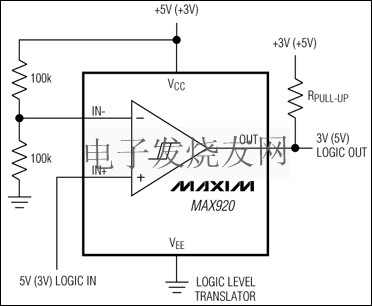 MAX917 - MAX920可不帶電壓基準的超擺幅功率比較器 m.makelele.cn