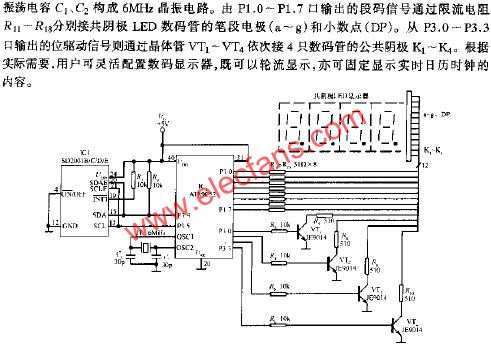 由SD2001系列產(chǎn)品構(gòu)成的實(shí)時(shí)日歷時(shí)鐘電路  m.makelele.cn