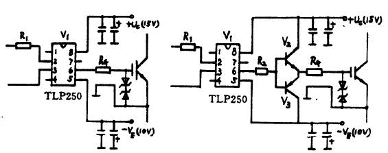 集成電路TLP250構(gòu)成的IGBT驅(qū)動器及電路 m.makelele.cn