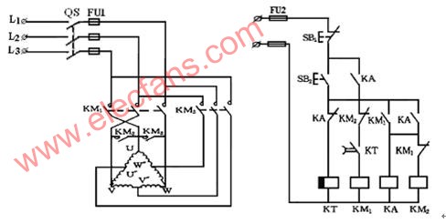 自動控制的雙速電動機(jī)控制線路 http://m.makelele.cn