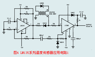 LM135系列傳感器應(yīng)用電路