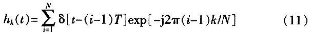 加權(quán)時(shí)的脈沖響應(yīng)