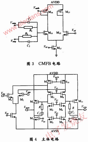  CMFB帶共源輸出緩沖的全差分折疊式共源共柵結(jié)構(gòu) m.makelele.cn