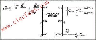 MAX2640針對470MHz至770MHz ISDB-T應(yīng)用的調(diào)諧電路