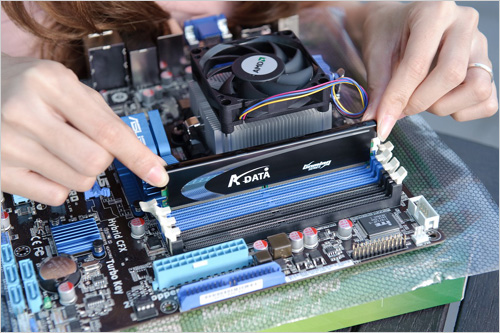 開核大作戰(zhàn) 美女手把手教你如何裝機(jī)