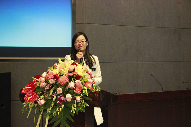 Qualcomm創(chuàng)銳訊貝曉珊經理參加物聯網論壇演講。