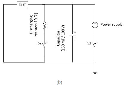 圖2（b）放電電阻電路圖。