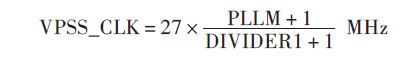 輸出給TFP410 的像素時(shí)鐘VCLK，以VENC_CLK為基準(zhǔn)