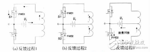 圖3 S1導(dǎo)通、S2關(guān)斷時(shí)的等效電路