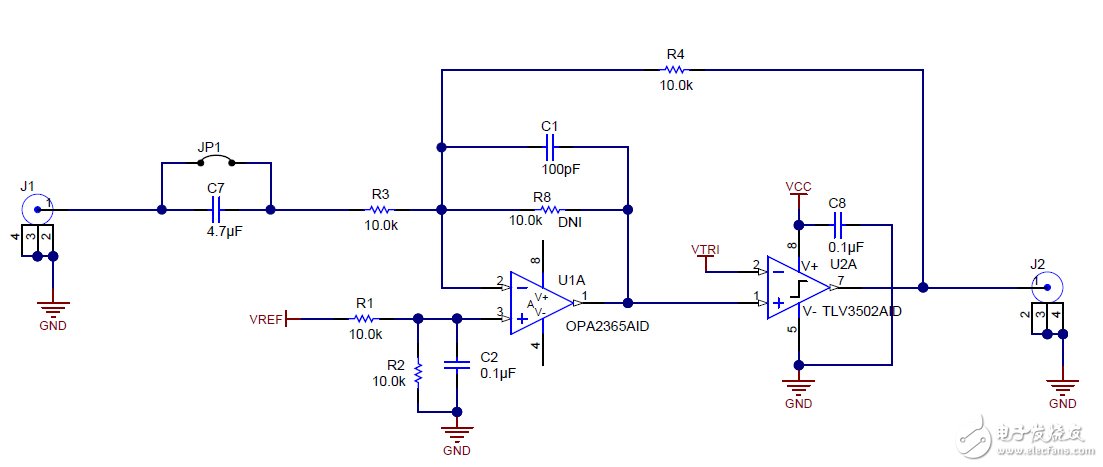 模擬PWM發(fā)生器設(shè)計電路圖：5V 500kHz PWM輸出