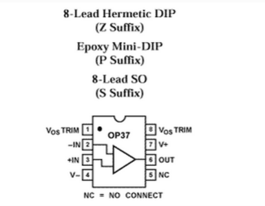 op37引腳圖與優(yōu)勢(shì)