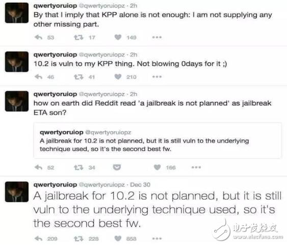 iOS10.3搶先在iOS10.2越獄前發(fā)布，iOS10.2越獄沒有了？