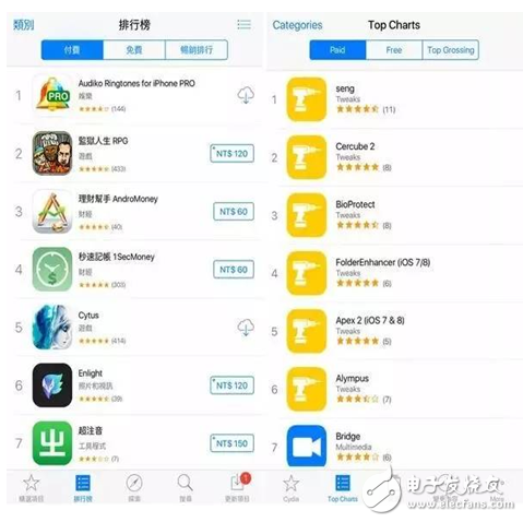 iOS10越獄插件：讓你的Cydia看起來(lái)有點(diǎn)像AppStore！