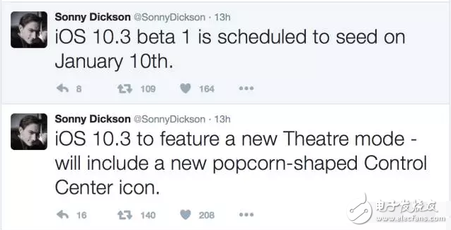 可能并沒有iOS10.3，但為防止越獄，今天或?qū)⑼扑蚷OS10.2.1