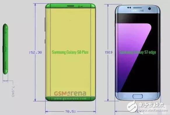 震驚！三星S8和S8 Plus最新消息，尺寸+渲染圖全曝光！