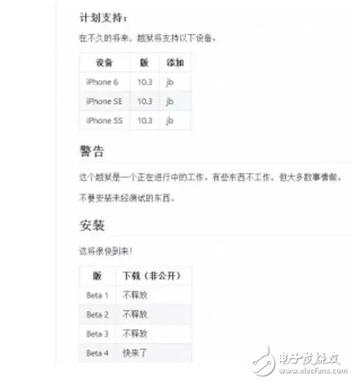 iOS10.3會(huì)出越獄？太不靠譜了，不要輕易相信！