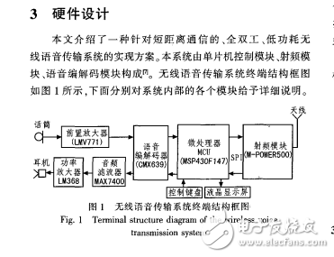 基于M—Power500的無線語音傳輸系統(tǒng)設計與實現(xiàn)